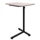 Mesa Lateral de Estudo 45cm Marrom Preto/Fresno