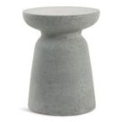 Mesa Lateral em Cimento Cinza 45cm 18160 Mart