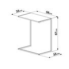 Mesa Lateral Estrutura em Aço 58cm Freedom Móvel na Caixa