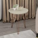 Mesa Lateral Evolution Off White - Patrimar Móveis