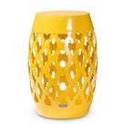 Mesa Lateral Externa Baxton Studio Branson em Metal Amarelo