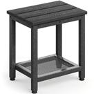 Mesa lateral externa ODK Adirondack impermeável 41 x 31 x 44 cm