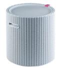 Mesa lateral fresca Keter 3 en 1 para patio exterior gris