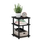 Mesa Lateral Furinno TURN-N-TUBE 3 Níveis Blackwood 37x37x53 cm Mesa Lateral Furinno TURN-N-TUBE 3 Níveis Blackwood 37x37x53 cm