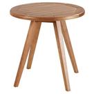 Mesa Lateral Milano em Madeira Verniz Mel 60 cm (LARG) - 52631