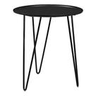 Mesa lateral Modway Digress redonda 47x47x51 cm preta