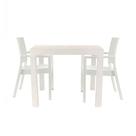 Mesa Lateral Mônaco + 2 Cadeiras Com Braço Milano Rattan