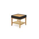 Mesa Lateral Multiuso ML-01 c/ 1 Gaveta Madeira Laca Preta