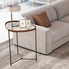 Mesa Lateral Orgânica Espelhada Alamanda JB Móveis Mesa Lateral Orgânica Espelhada Alamanda JB Móveis
