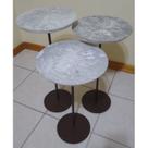 Mesa Lateral para Sala de Estar 30cm Norina Marrom Mesa Lateral para Sala de Estar 30cm Norina Marrom