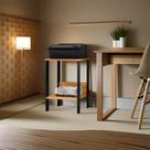 Mesa Lateral Quadrada Beth Feijó e Preta