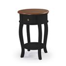 Mesa Lateral Redonda com 1 Gaveta e Prateleira 1035 Linz Móveis