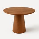 Mesa Lateral Redonda com Base Cônica Elegância e Funcionalidade