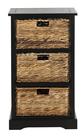 Mesa lateral SAFAVIEH American Homes Halle com 3 cestos de vime