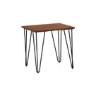 Mesa Lateral Spectro 450x450x450 - Preto/Amêndoa