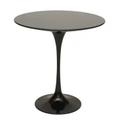 Mesa Lateral Tulipa Saarinen Redonda 41 cm Laqueada