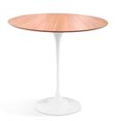 Mesa Lateral Tulipa Saarinen Redonda 51 cm - Freijó