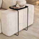 Mesa Lateral Ultraflex - Lf 5011 68x40x33 Cm Preto/Preto