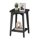 Mesa lateral VASAGLE pequena quadrada cinza carvão ULET236B01