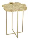 Mesa lateral Zuo Lotus Gold Iron 42x41x54 cm para interior Mesa lateral Zuo Lotus Gold Iron 42x41x54 cm para interior