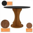 Mesa Linares Com 4 Cadeiras Sextavada Freijó/preto/material sintético Preto - M.a Mesa Linares Com 4 Cadeiras Sextavada Freijó/preto/material sintético Preto - M.a