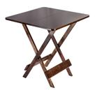 Mesa madeira dobrável 70x70 imbuia -madesil