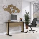 Mesa Madeira Secr X X M X 120 121cm Naturalle E Preto