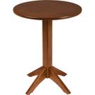 Mesa Madeira Tramontina London 2 Lugares 60cm Tauarí Amêndoa Redonda