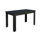 Mesa Madesa Retangular Tampo de Madeira 5231 - Preto Mesa Madesa Retangular Tampo de Madeira 5231 - Preto