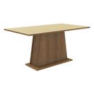 Mesa Madesa Retangular Tampo de Madeira 5364 - Rustic/Crema Mesa Madesa Retangular Tampo de Madeira 5364 - Rustic/Crema