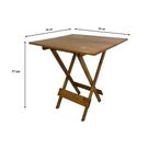 MESA MADESIL 70x70 DOBRAVEL NATURAL LOGO GB