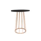 Mesa Madri Dourada 35x45 Preta