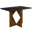 Mesa Madrid 90x90cm Minas Plac Cor Cinamomo Preto