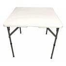 Mesa Maleta Dobrável Quadrada 86x86x75cm Para Restaurante, Bar, Camping