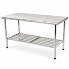 Mesa Manipulação 120X70cm Desmontavel Total Inox 430 - Imeca