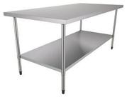 Mesa Manipulação Metalcubas Inox 430 BA 140x70