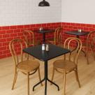 Mesa MDF 68cm com Estrutura de Ferro Super Resistente Ideal para Apartamentos e Espaços Compactos