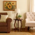 Mesa Mesinha Centro Canto Sala Estar Rustica Madeira