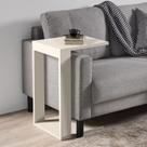 Mesa Moderna De Estudos Off White Para Apoiar Notebook