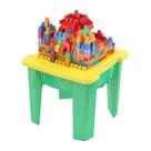 Mesa Monta Mais 220 Peças Blocos de Montar Infantil Dismat