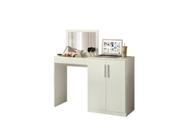 Mesa Multiuso Cleo Off White - Tudo de Móveis