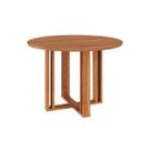 Mesa Multiuso Cozinha Flora c/ Tampo Madeirado 109cm Cinamomo - Cimol