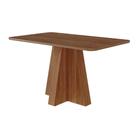 Mesa Multiuso Cozinha Maite c/ Tampo Madeirado 130x80cm Cinamomo - Cimol