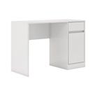 Mesa Multiuso Escritório Office Morada c/ 1 Porta e 1 Gaveta Branco - Demóbile