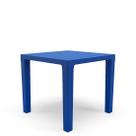 Mesa Multiuso Quadrada Plástica 80 cm Niala Plaxmetal Azul