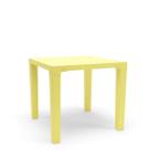 Mesa Multiuso Quadrada Plástica Niala Plaxmetal Amarelo