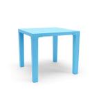 Mesa Niala Quadrada Azul Celeste 80cm em Polipropileno Plaxmetal Mesa Niala Quadrada Azul Celeste 80cm em Polipropileno Plaxmetal
