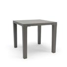 Mesa Niala Quadrada Cinza Basalto 80cm Em Polipropileno Plaxmetal Mesa Niala Quadrada Cinza Basalto 80cm Em Polipropileno Plaxmetal