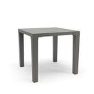 Mesa Niala Quadrada Cinza Basalto 80cm em Polipropileno Plaxmetal Mesa Niala Quadrada Cinza Basalto 80cm em Polipropileno Plaxmetal