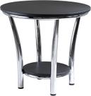 Mesa ocasional Winsome Wood Maya Black/Metal 60cm Mesa ocasional Winsome Wood Maya Black/Metal 60cm